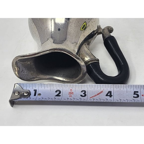 Vintage Gerhardi&Co‎ Creamer 1574 1 Silver Plated Creamer With Rubber Handle - Picture 10 of 10